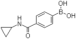 structure of CAS# 515140-26-8, 4-(Cyclopropylaminocarbonyl)phenylboronic acid
