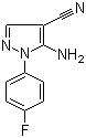 structure of CAS# 51516-70-2, 5-氨基-4-氰基-1-(4-氟苯基)吡唑
