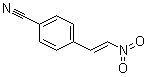 CAS # 5153-73-1, 4-[(E)-2-Nitroethenyl)benzonitrile, (E)-p-Cyano-beta-nitrostyrene, (E)-p-(2-Nitrovinyl)benzonitrile, E-4-Cyano-beta-nitrostyrene