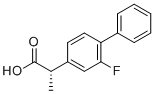 structure of CAS# 51543-39-6, (S)-Flurbiprofen