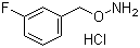 O-[(3-Fluorophenyl)methyl]hydroxylamine hydrochloride molecular structure (CAS 51572-90-8)