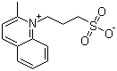 3-(2-Methylquinolin-1-ium-1-yl)propane-1-sulfonate molecular structure (CAS 51583-69-8)