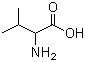 structure of CAS# 516-06-3, DL-缬氨酸