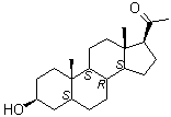 structure of CAS# 516-55-2, Isopregnanolone