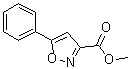 structure of CAS# 51677-09-9, Methyl 5-phenyl-3-isoxazolecarboxylate