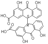 structure of CAS# 517-44-2, 番泻苷元 B