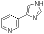 structure of CAS# 51746-85-1, 3-(1H-咪唑-4-基)吡啶