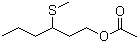 structure of CAS# 51755-85-2, 3-(甲硫基)己醇乙酸酯