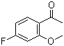 structure of CAS# 51788-80-8, 4'-氟-2'-甲氧基苯乙酮