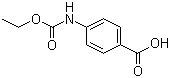 structure of CAS# 5180-75-6, 4-[(乙氧基羰基)氨基]苯甲酸