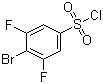 structure of CAS# 518057-63-1, 4-Bromo-3,5-difluorobenzenesulfonyl chloride