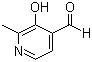 structure of CAS# 518306-10-0, 3-羟基-2-甲基吡啶-4-甲醛