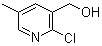 structure of CAS# 518314-64-2, 2-氯-3-(羟基甲基)-5-甲基吡啶