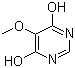 structure of CAS# 5193-84-0, 4,6-Dihydroxy-5-methoxypyrimidine