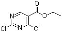 CAS # 51940-64-8, Ethyl 2,4-dichloropyrimidine-5-carboxylate, 2,4-Dichloropyrimidine-5-carboxylic acid ethyl ester