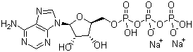 structure of CAS# 51963-61-2, 磷酸腺苷钠
