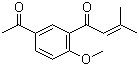 CAS 登录号：51995-99-4, Dehydroespeletone, 1-(5-乙酰基-2-甲氧基苯基)-3-甲基丁-2-烯-1-酮