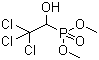 CAS 登录号：52-68-6, 敌百虫, O,O-二甲基-(2,2,2-三氯-1-羟基乙基)磷酸酯