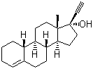 structure of CAS# 52-76-6, Lynestrenol