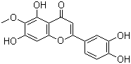 structure of CAS# 520-11-6, 泽兰黄酮