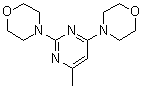 CAS # 52026-44-5, 4,4'-(6-Methyl-2,4-pyrimidinediyl)bismorpholine, NSC 45815