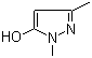 structure of CAS# 5203-77-0, 1,3-二甲基-5-羟基吡唑