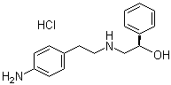 CAS 登录号：521284-22-0, (alphaR)-alpha-[[[2-(4-氨基苯基)乙基]氨基]甲基]苯甲醇盐酸盐