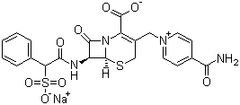 structure of CAS# 52152-93-9, 头孢磺啶钠