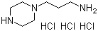 structure of CAS# 52198-67-1, N-(3-氨基丙基)哌嗪三盐酸盐