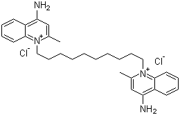structure of CAS# 522-51-0, 地喹氯铵