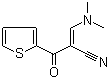 structure of CAS# 52200-22-3, 3-(Dimethylamino)-2-(2-thenoyl)acrylonitrile