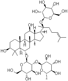 structure of CAS# 52286-59-6, Ginsenoside Re
