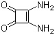 structure of CAS# 5231-89-0, 3,4-Diaminocyclobut-3-ene-1,2-dione