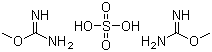 structure of CAS# 52328-05-9, O-Methylisourea hemisulfate