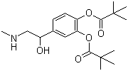 CAS # 52365-63-6, Dipivefrine, [2-(2,2-Dimethylpropanoyloxy)-4-(1-hydroxy-2-methylamino-ethyl)- phenyl] 2,2-dimethylpropanoate