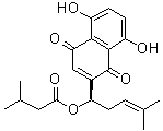 structure of CAS# 52387-14-1, 异戊酰紫草素