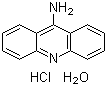 9-Aminoacridine hydrochloride hydrate molecular structure (CAS 52417-22-8)