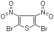 2,5-Dibromo-3,4-dinitrothiophene molecular structure (CAS 52431-30-8)