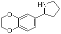 structure of CAS# 524674-08-6, 2-(2,3-二氢-1,4-苯并二氧六环-6-基)吡咯烷