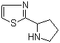 structure of CAS# 524674-17-7, 2-(2-Pyrrolidinyl)thiazole
