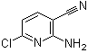 structure of CAS# 52471-07-5, 2-氨基-6-氯-3-氰基吡啶