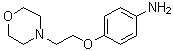 structure of CAS# 52481-41-1, 4-[[2-(4-吗啉基)乙基]氧基]苯胺