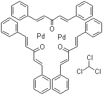 structure of CAS# 52522-40-4, Tris(dibenzylideneacetone)dipalladium-chloroform adduct