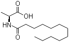structure of CAS# 52558-74-4, N-Dodecanoyl-L-alanine