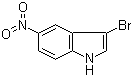 structure of CAS# 525593-33-3, 3-溴-5-硝基吲哚