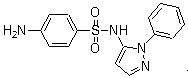 structure of CAS# 526-08-9, 磺胺苯吡唑