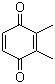 CAS # 526-86-3, 2,3-Dimethyl-1,4-benzoquinone, 2,3-Dimethyl-2,5-cyclohexadiene-1,4-dione, 2,3-Dimethyl-p-benzoquinone, 2,3-Dimethyl-p-quinone, 2,3-Dimethylbenzoquinone, 2,3-Dimethylquinone, NSC 402192, o-Xyloquinone