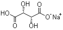 structure of CAS# 526-94-3, 酒石酸氢钠