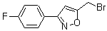 CAS 登录号：5262-25-9, 5-溴甲基-3-(4-氟苯基)异噁唑