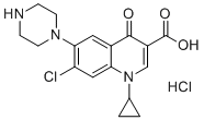 structure of CAS# 526204-10-4, Ciprofloxacin EP Impurity D HCl